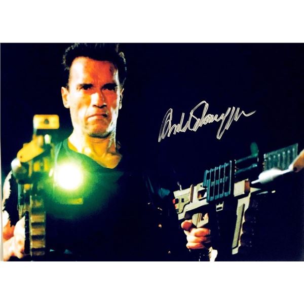 Arnold Schwarzenegger facsimile signed  movie photo