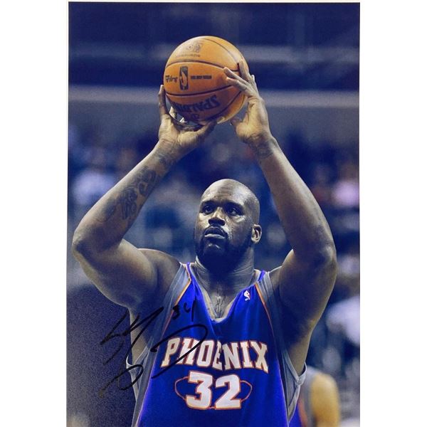 Phoenix Suns Shaquille O'Neal facsimile signed  photo