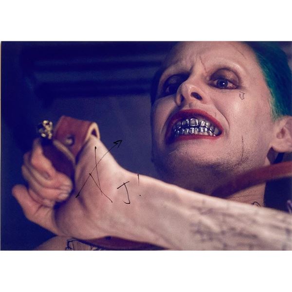Suicide Squad Jared Leto facsimile signed  movie photo