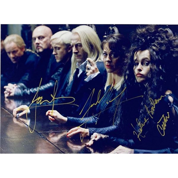 Harry Potter cast facsimile signed  movie photo