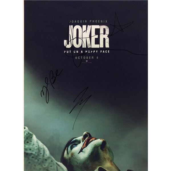 Joker cast facsimile signed  movie photo