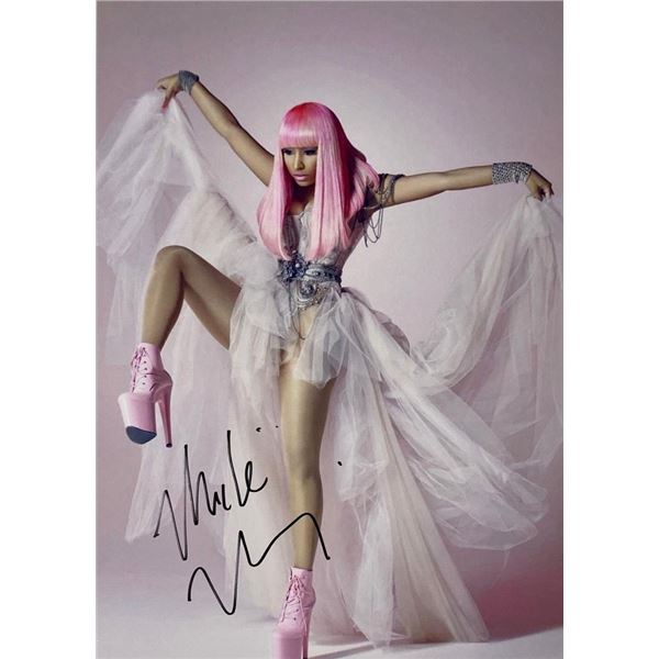 Nicki Minaj facsimile signed  photo