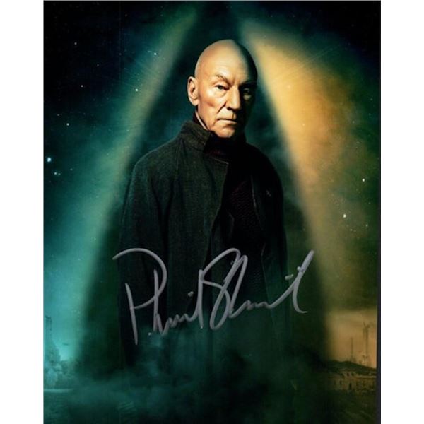 Star Trek Patrick Stewart facsimile signed photo