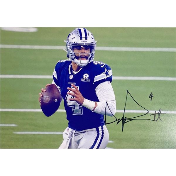 Dallas Cowboys Dak Prescott facsimile signed  photo