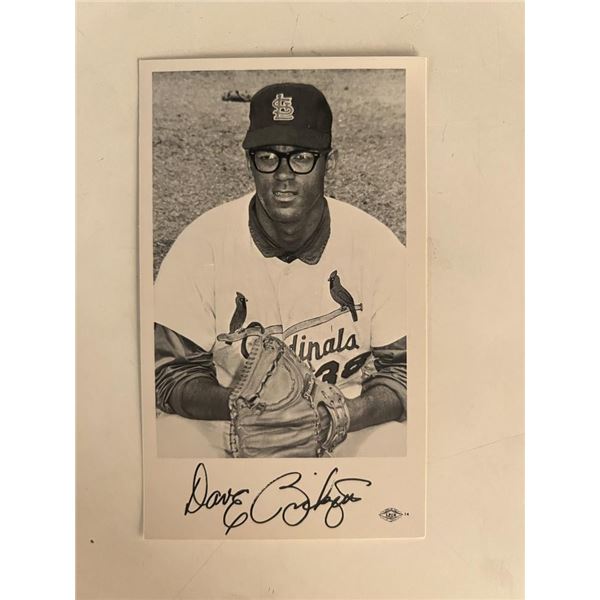 Dave Ricketts facsimile signed photo. 3x5 inches