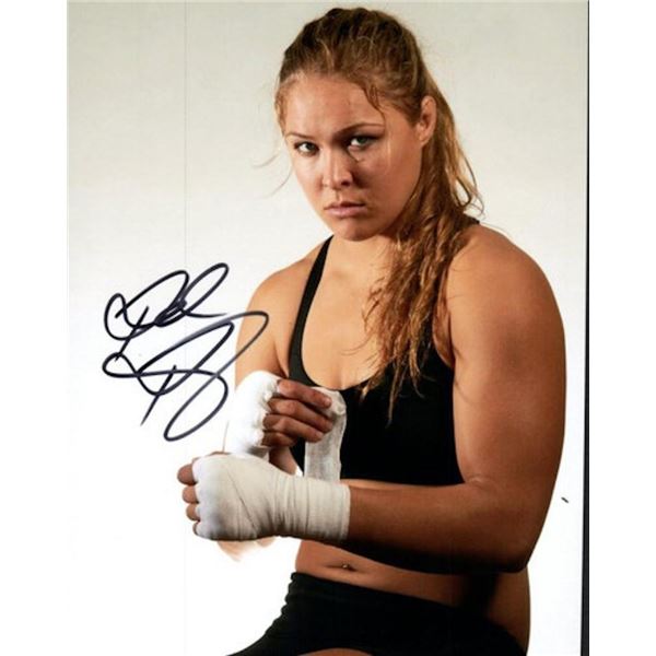 WWE Ronda Rousey facsimile signed photo