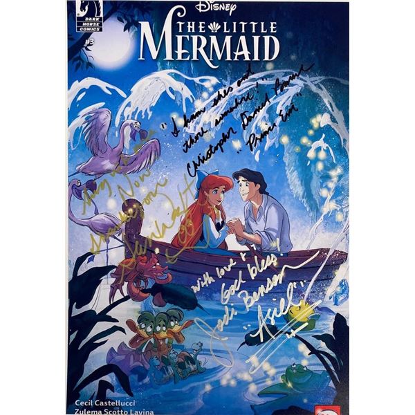 The Little Mermaid cast facsimile signed  movie photo