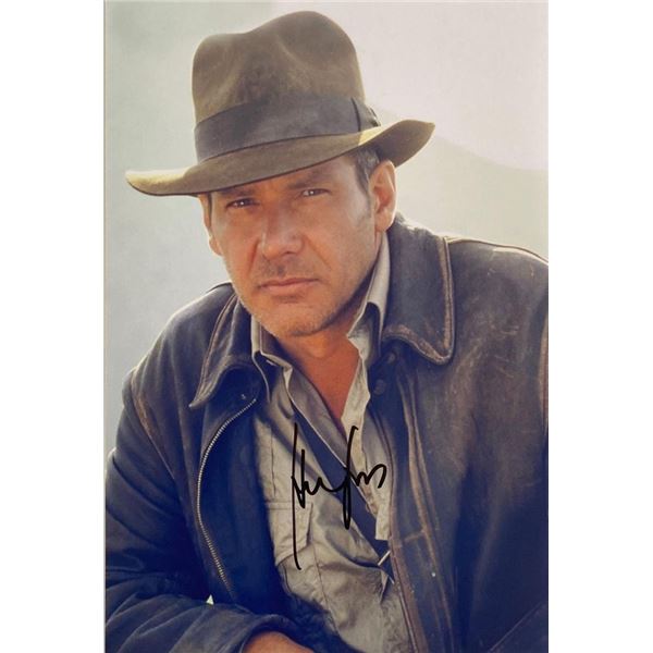Indiana Jones Harrison Ford facsimile signed  movie photo