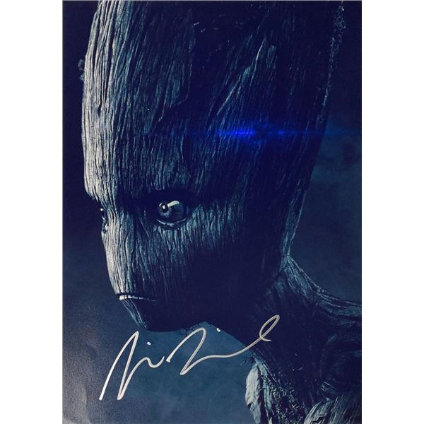 Guardians of the Galaxy Vin Diesel facsimile signed  movie photo
