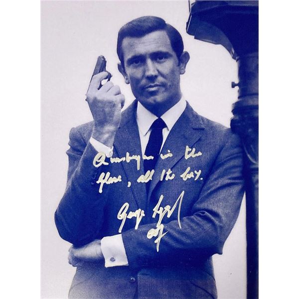 James Bond George Lazenby facsimile signed  photo