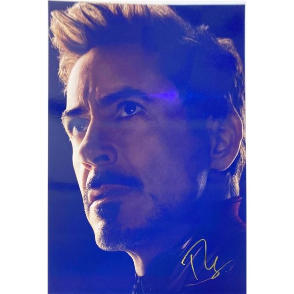 Iron Man Robert Downey Jr. facsimile signed  movie photo