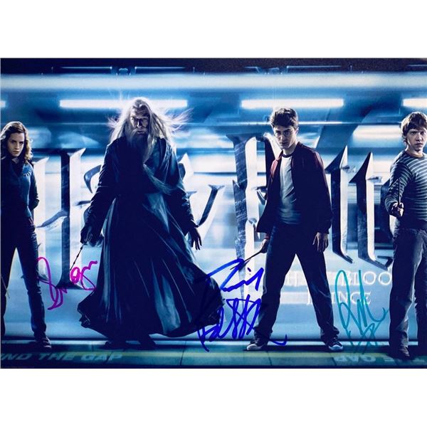 Harry Potter and the Half-Blood Prince cast facsimile signed  movie photo