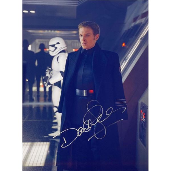 Star Wars Domhnall Gleeson facsimile signed  movie photo