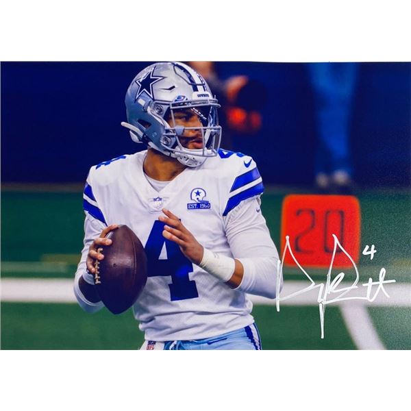 Dallas Cowboys Dak Prescott facsimile signed  photo