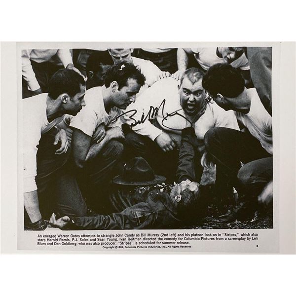Stripes Bill Murray facsimile signed  movie photo