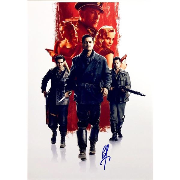 Inglourious Basterds Brad Pitt facsimile signed  movie photo