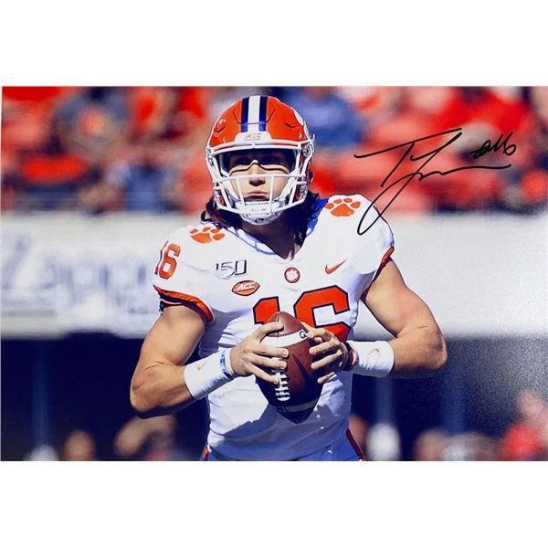 Clemson Tigers Trevor Lawrence facsimile signed  photo