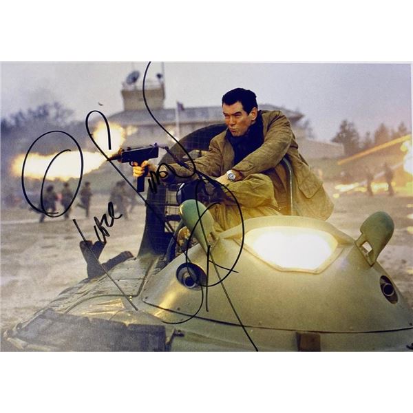 James Bond Pierce Brosnan facsimile signed  movie photo