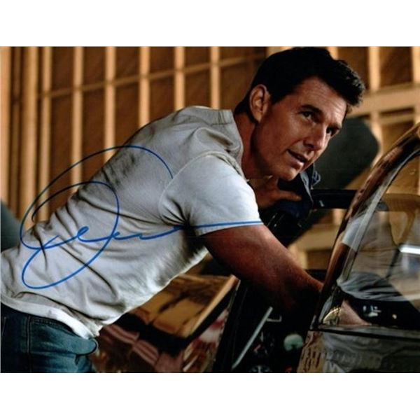 Tom Cruise facsimile signed photo