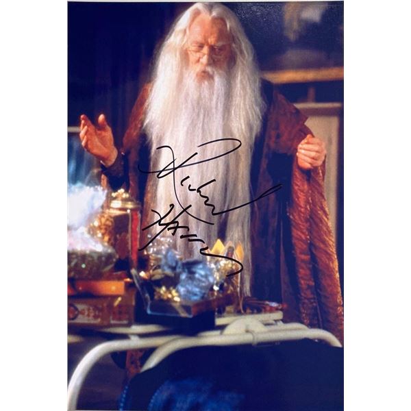 Harry Potter Richard Harris facsimile signed  movie photo