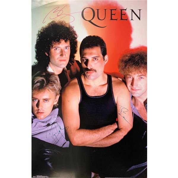Queen band facsimile signed  photo