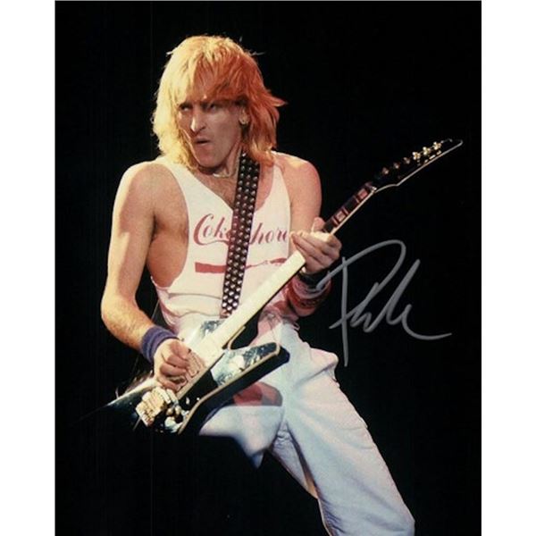 Def Leppard Phil Collen facsimile signed photo