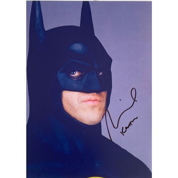 Batman Michael Keaton facsimile signed  movie photo