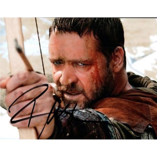 Gladiator Russell Crowe facsimile signed photo