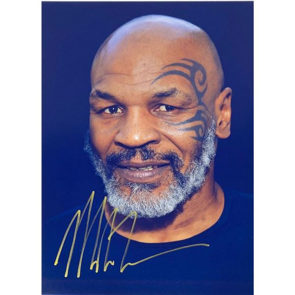 Mike Tyson facsimile signed  photo