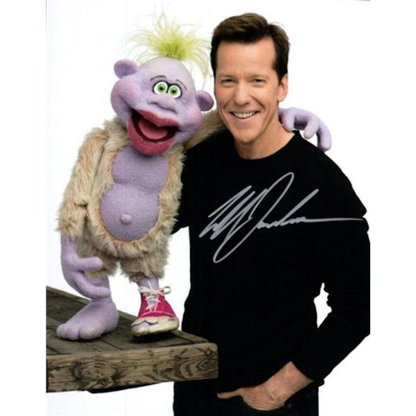 Comedian Jeff Dunham facsimile signed photo