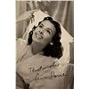 Image 1 : Lena Horne facsimile signed photo. 3x5 inches