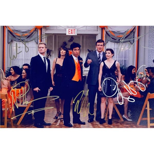 How I Met Your Mother cast facsimile signed  photo