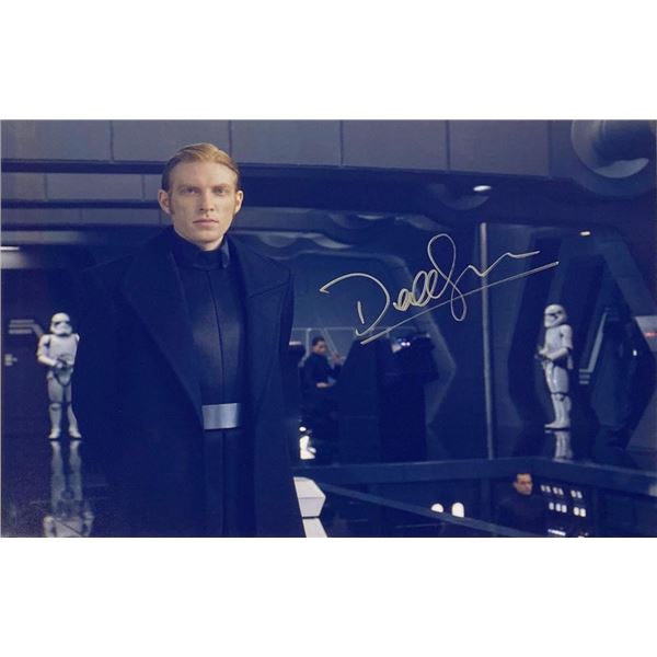 Star Wars Armitage Hux Domhnall Gleeson facsimile signed  movie photo