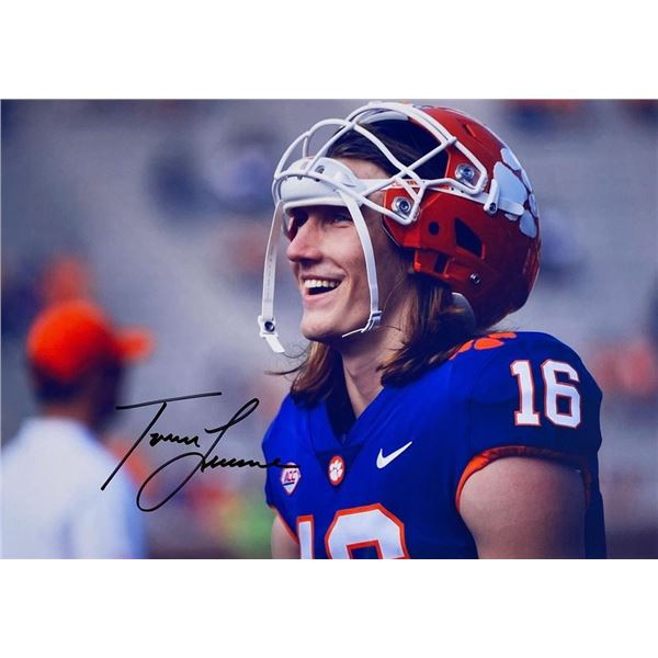 Clemson Tigers Trevor Lawrence facsimile signed  photo