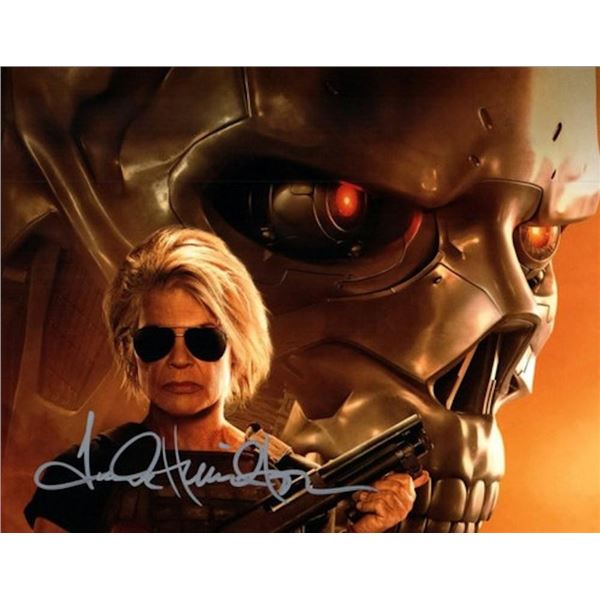 Terminator Linda Hamilton facsimile signed photo