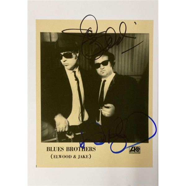 The Blues Brothers Dan Aykroyd and John Belushi facsimile signed  movie photo