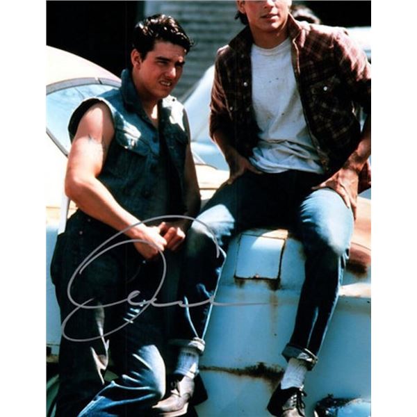 The Outsiders Tom Cruise facsimile signed photo
