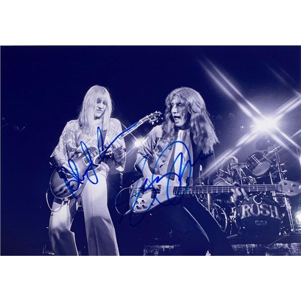 Rush band facsimile signed  photo