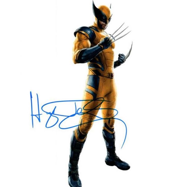 Deadpool & Wolverine Hugh Jackman facsimile signed photo
