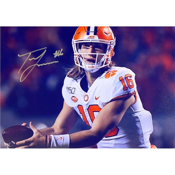 Clemson Tigers Trevor Lawrence facsimile signed  photo