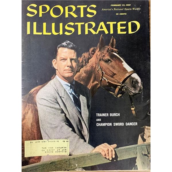 Sports Illustrated Magazine 1960 Elliott Burch Issue