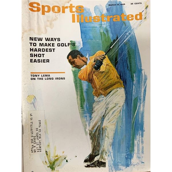 Sports Illustrated 1965 Tony Lema issue