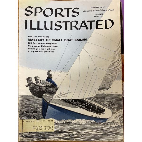Sports Illustrated Magazine 1959 Bill Cox Issue