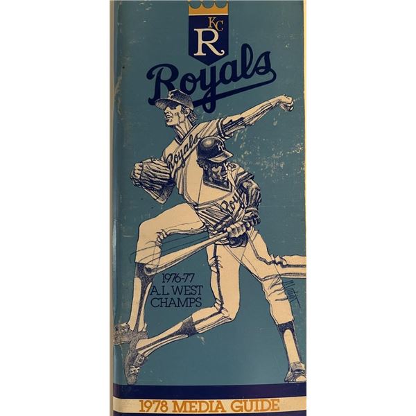 1978 Royals Media guide. 4x9 inches