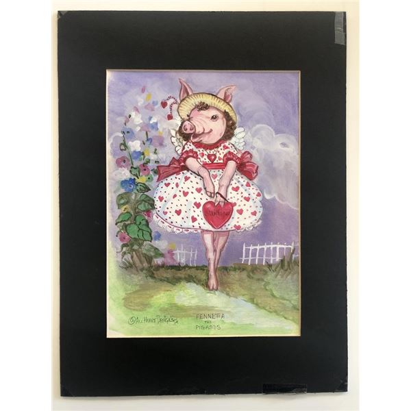 Fennetta the Pegasus All Heart Designs Original Art