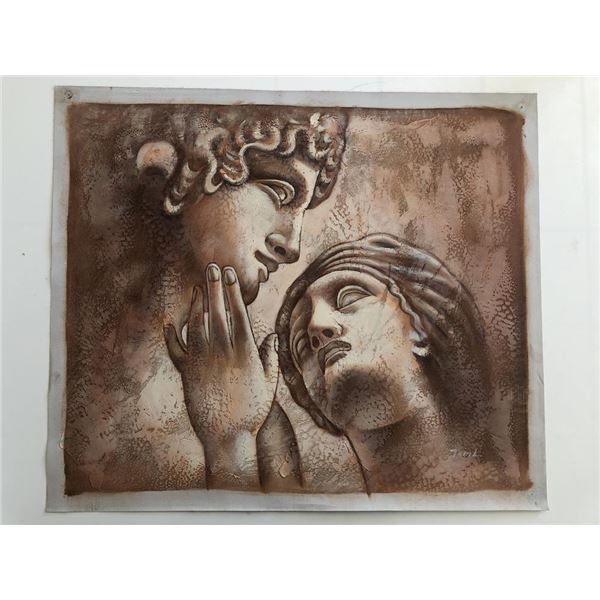 Venetian inspired original painting on canvas