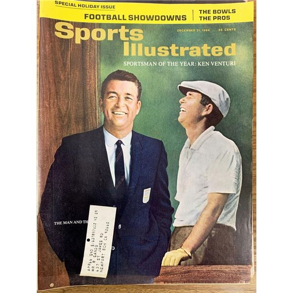 Sports Illustrated Magazine 1964 Ken Venturi Issue