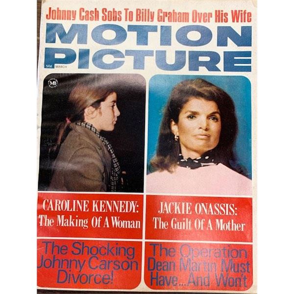 Motion Picture Magazine 1962 : Caroline Kennedy, Jackie Onassis