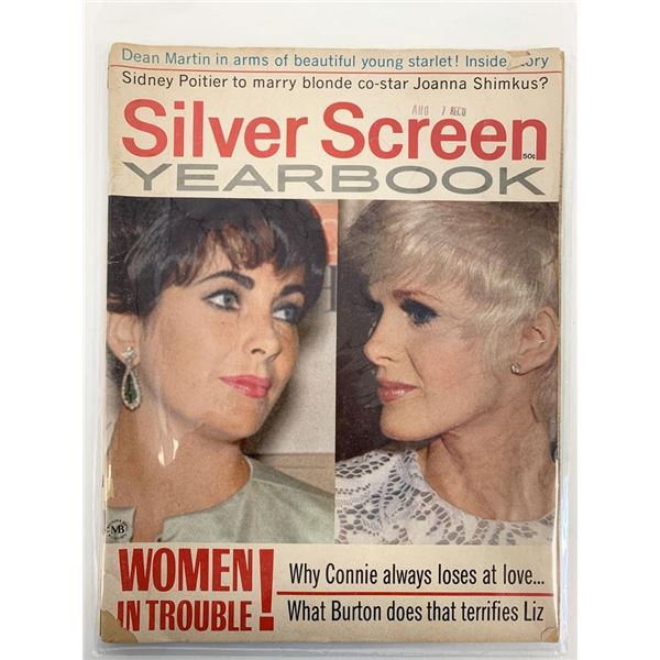 Silver Screen Yearbook Mag Connie Stevens Elizabeth Taylor 1969