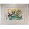 Image 1 : Piroska Kevesi Hand Signed Lithograph - Baccarat Millionaires - Monte Carlo Casino